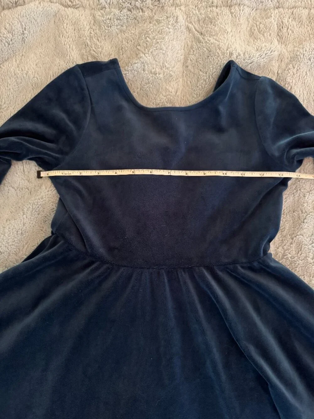 Tea Collection Velour Ballet Dress in Ink